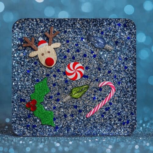 Square-Coaster-Blue-With-Five- Items