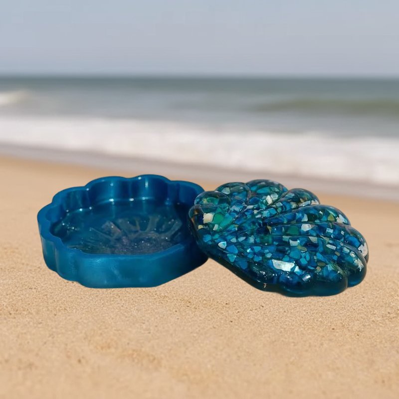 Ocean Jewel Shell Storage Box