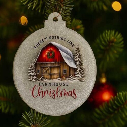 Tree-Ornament-Grey-Red-Farmhouse