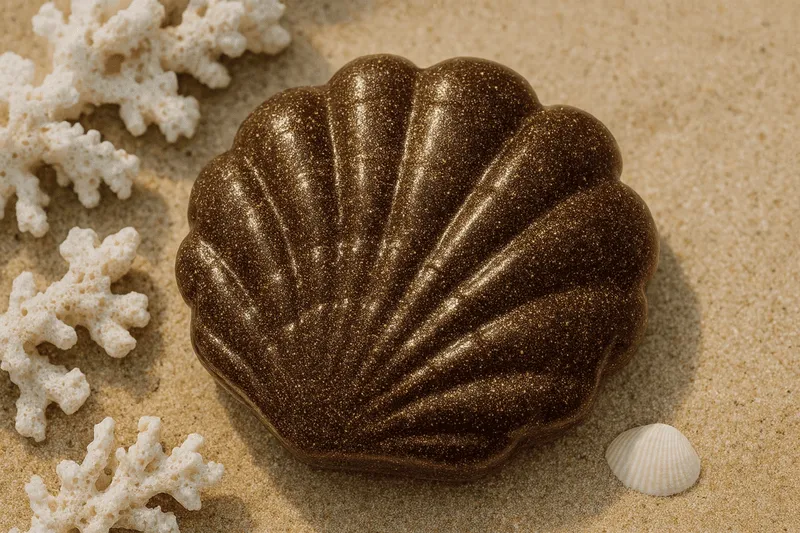 Bronze Shimmer Seashell Tray
