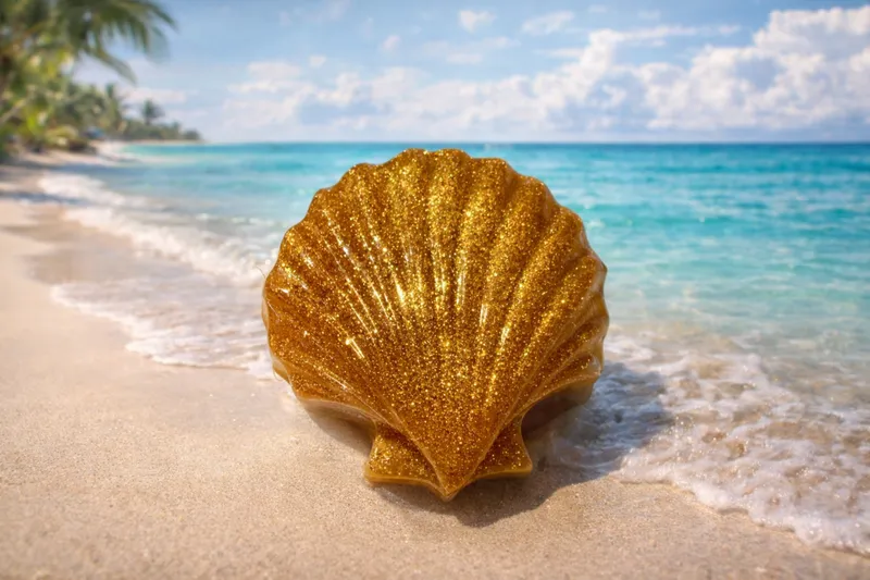 Golden Shell Magnet