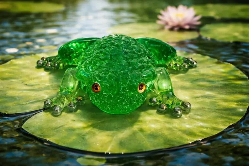 Lily Pad Sparkle Frog