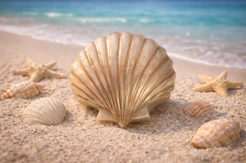 Shoreline Calm Shell Magnet