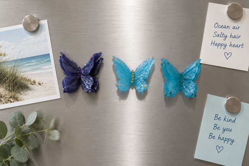 Flutter & Glow Butterfly Magnet Set