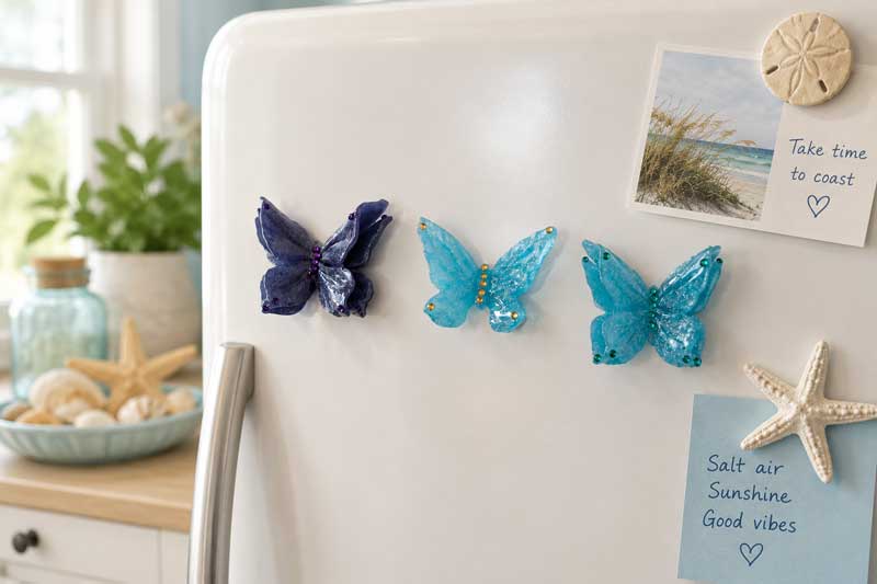 Flutter & Glow Butterfly Magnet Set - Image 3