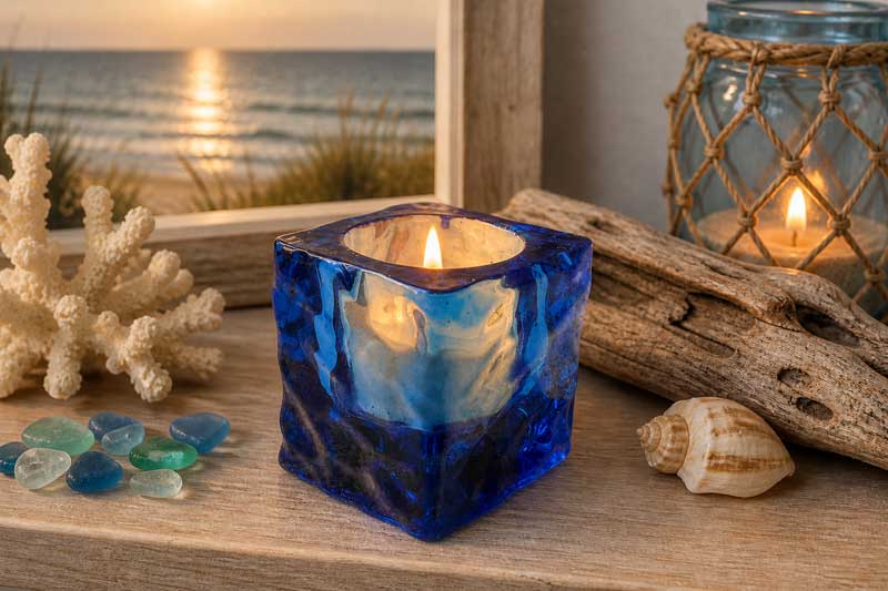 Ocean Blue Votive