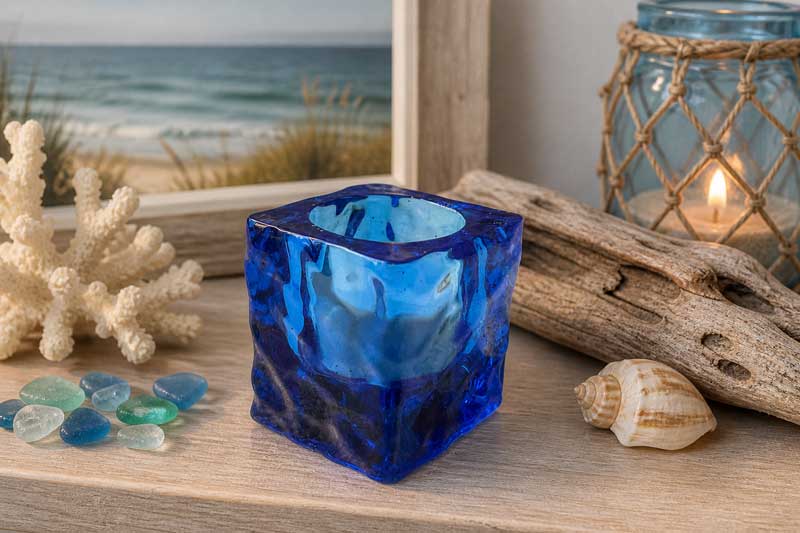 Ocean Blue Votive - Image 2