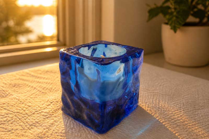 Ocean Blue Votive - Image 4