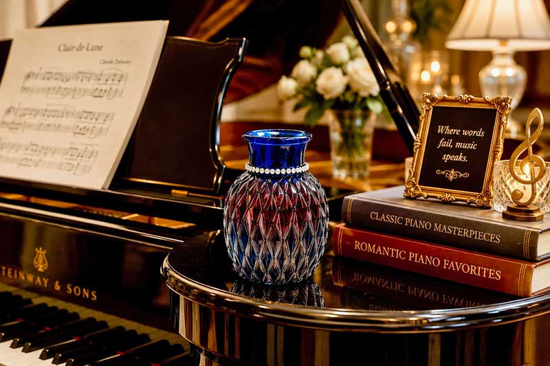 Midnight Sapphire Vase - Image 2